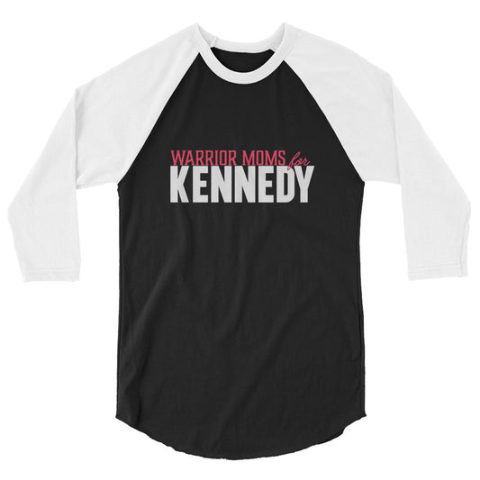 Warrior Moms for Kennedy 3/4 Sleeve Raglan Shirt