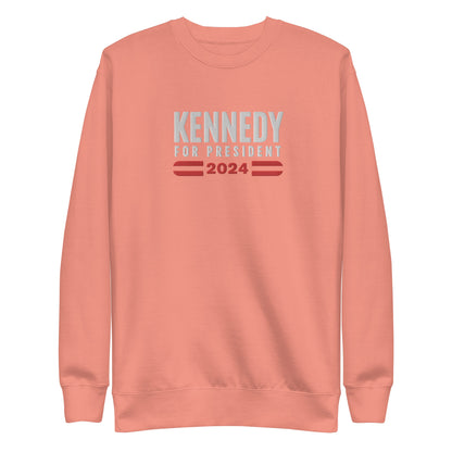 Kennedy for President 2024 Embroidered Unisex Premium Sweatshirt