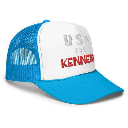 USA for Kennedy Foam Trucker Hat - TEAM KENNEDY. All rights reserved