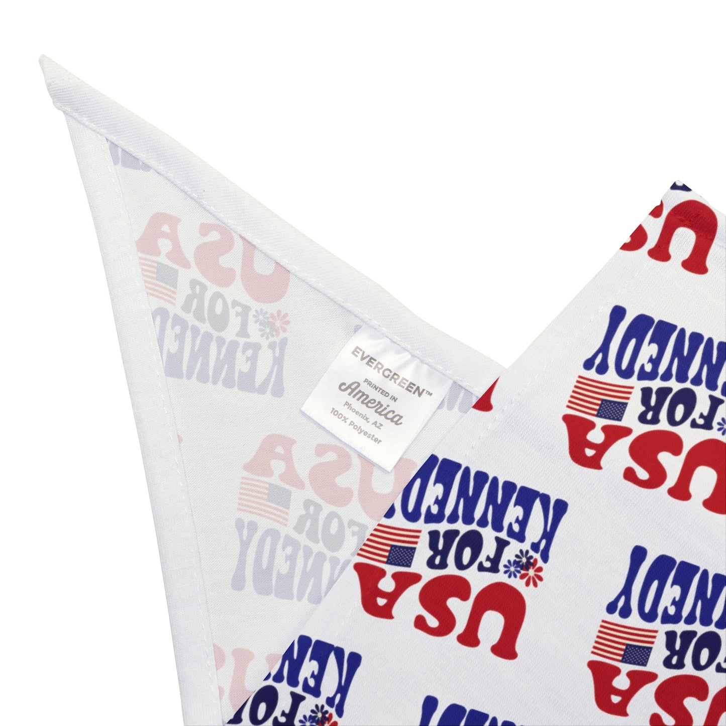 USA for Kennedy Groovy Pet Bandana - TEAM KENNEDY. All rights reserved