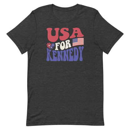USA for Kennedy Unisex Tee - TEAM KENNEDY. All rights reserved