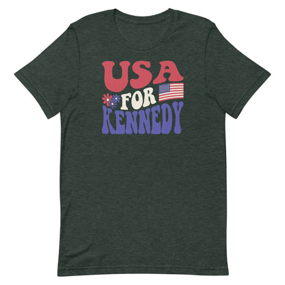 USA for Kennedy Unisex Tee - TEAM KENNEDY. All rights reserved