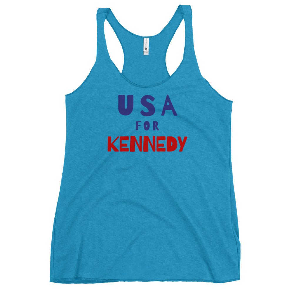 USA for Kennedy Women's Racerback Tank - TEAM KENNEDY. All rights reserved