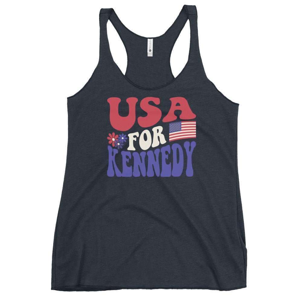 USA for Kennedy Women's Racerback Tank - TEAM KENNEDY. All rights reserved