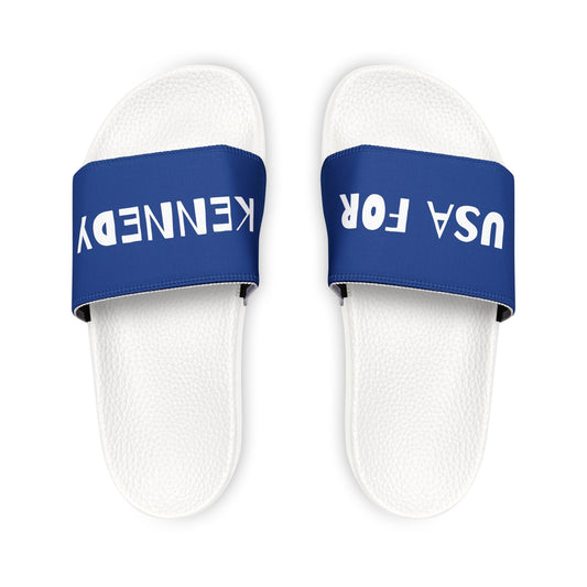 USA for Kennedy Women's Slides - TEAM KENNEDY. All rights reserved
