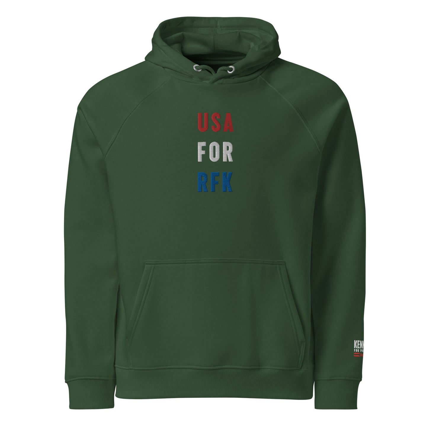 USA for RFK Embroidered Unisex Hoodie - Team Kennedy Official Merchandise