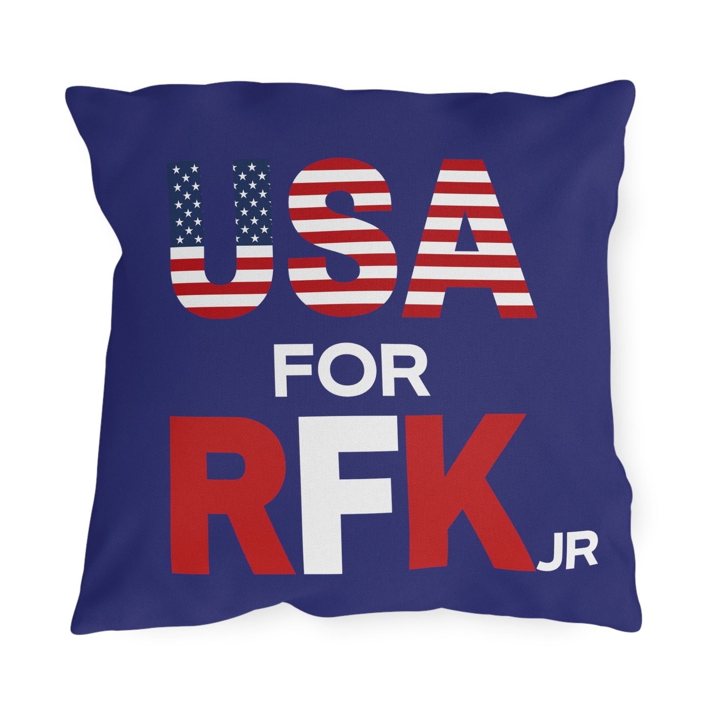 USA for RFK Jr Outdoor Pillow - TEAM KENNEDY. All rights reserved