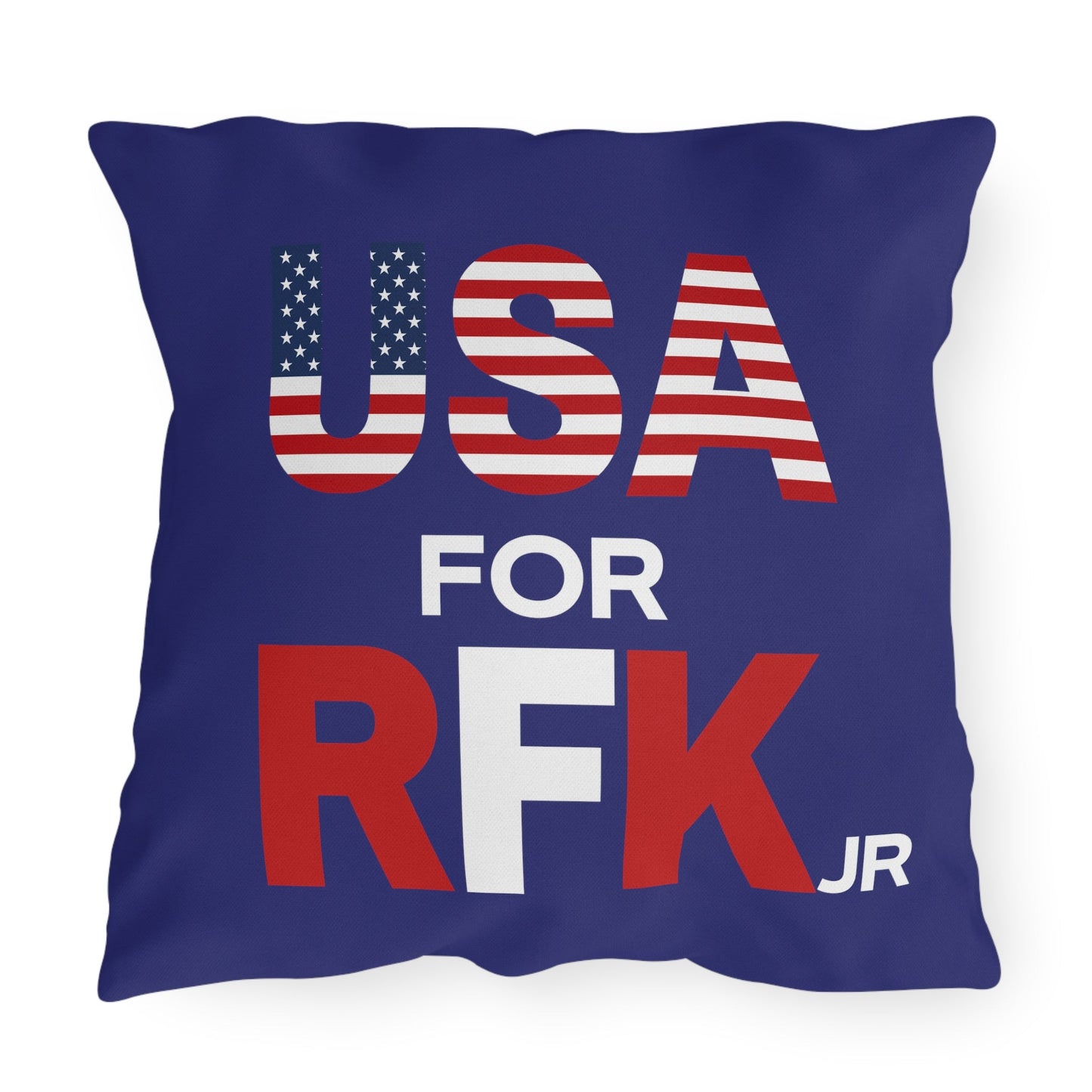 USA for RFK Jr Outdoor Pillow - TEAM KENNEDY. All rights reserved