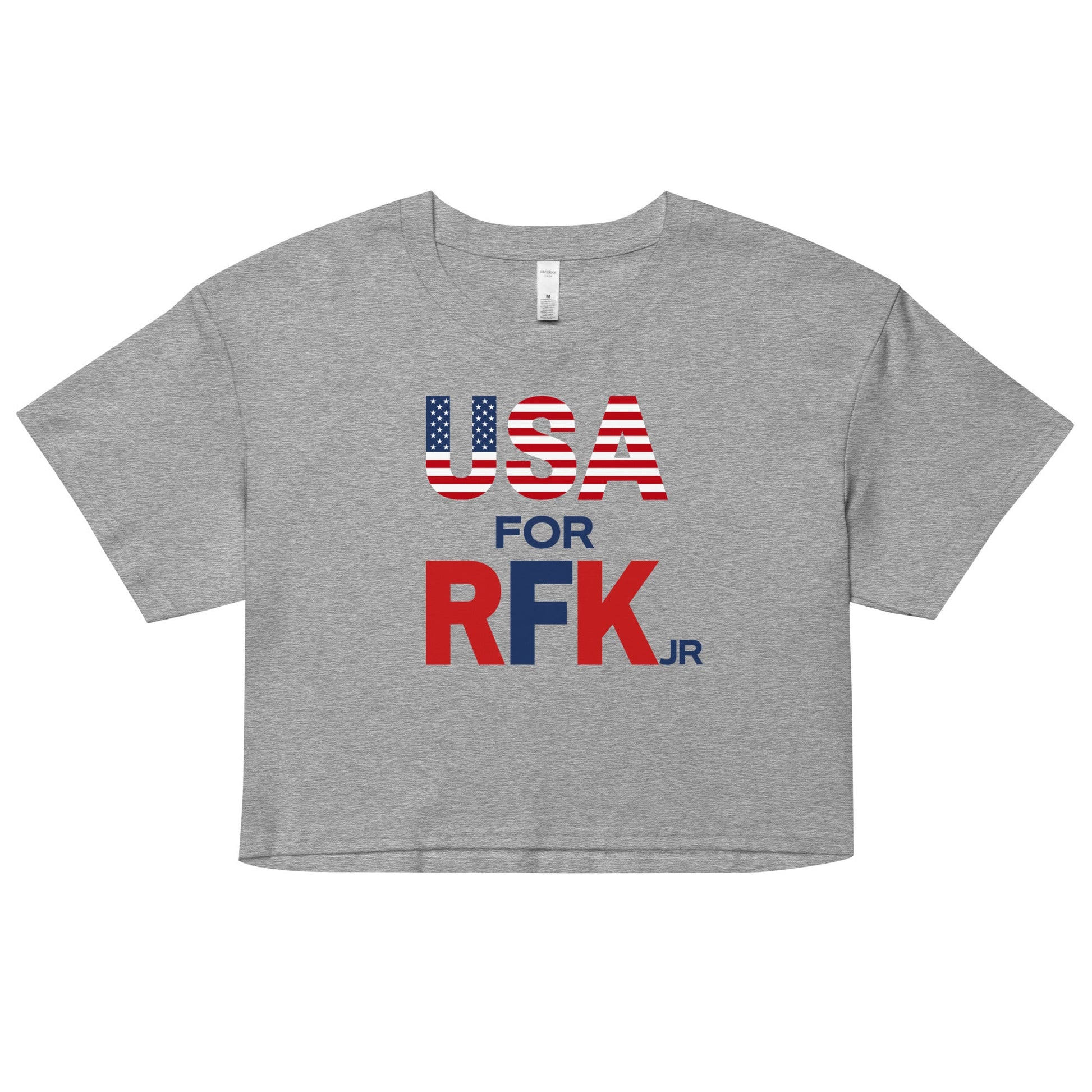 USA for RFK JR Women’s Crop Top - TEAM KENNEDY. All rights reserved