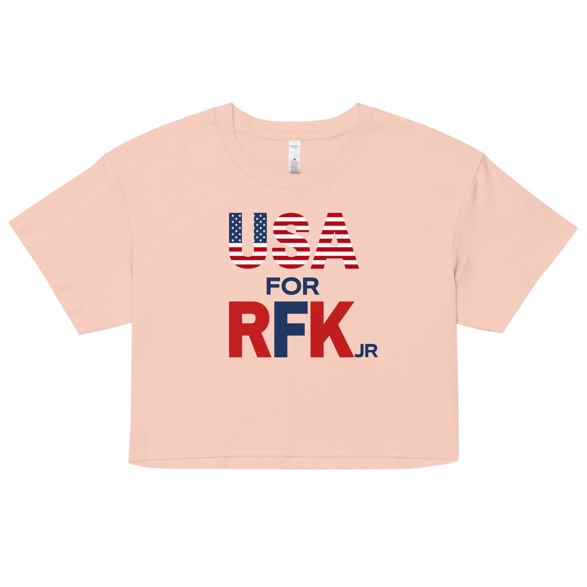 USA for RFK JR Women’s Crop Top - TEAM KENNEDY. All rights reserved