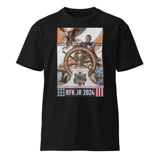 USS Constitution by Truth - a - ganda Unisex Premium Tee - TEAM KENNEDY. All rights reserved