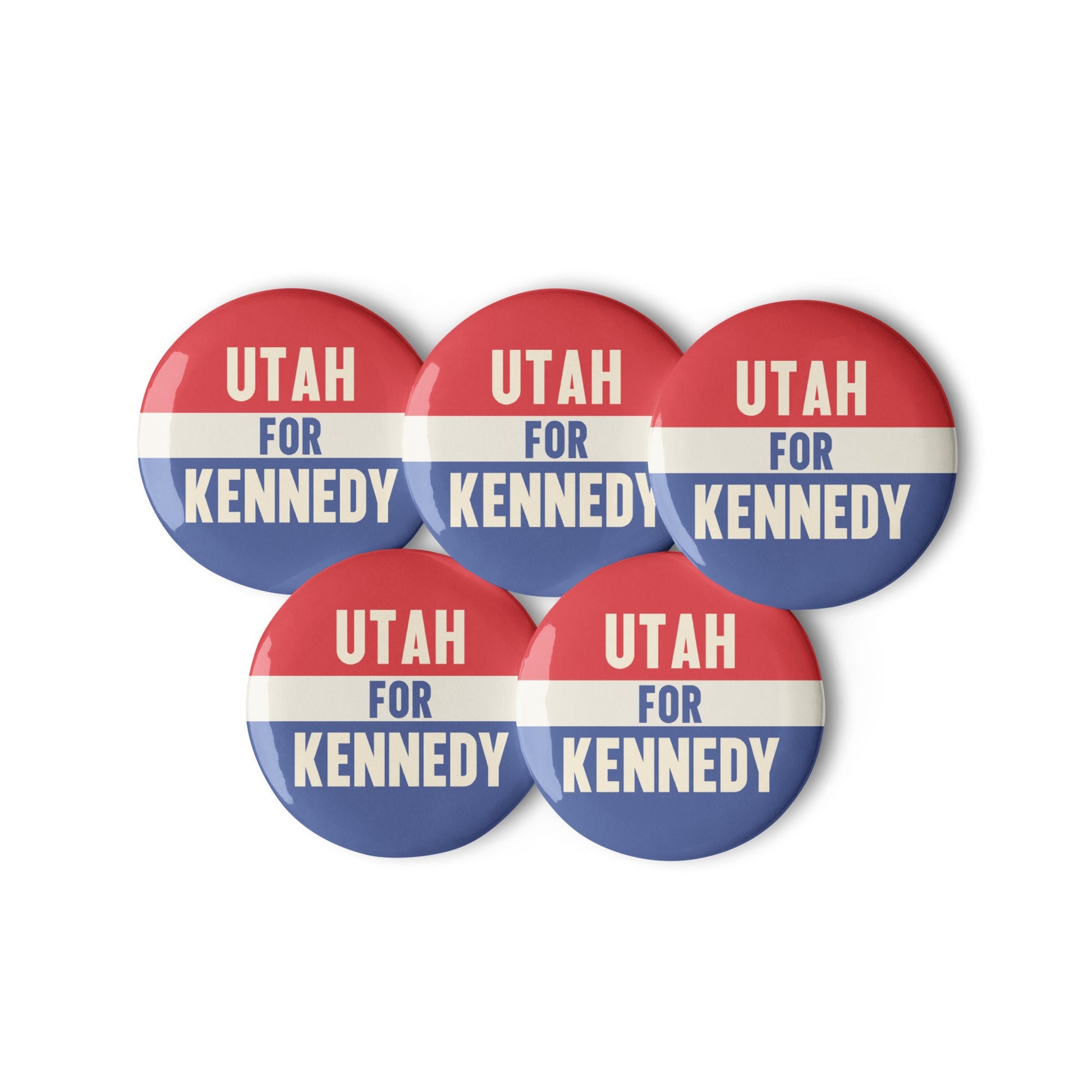 Utah for Kennedy (5 Buttons) - TEAM KENNEDY. All rights reserved