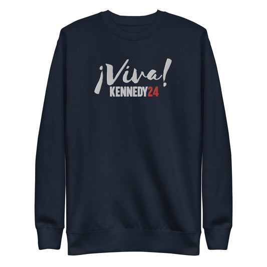 Viva Kennedy24 Embroidered Unisex Premium Sweatshirt - TEAM KENNEDY. All rights reserved