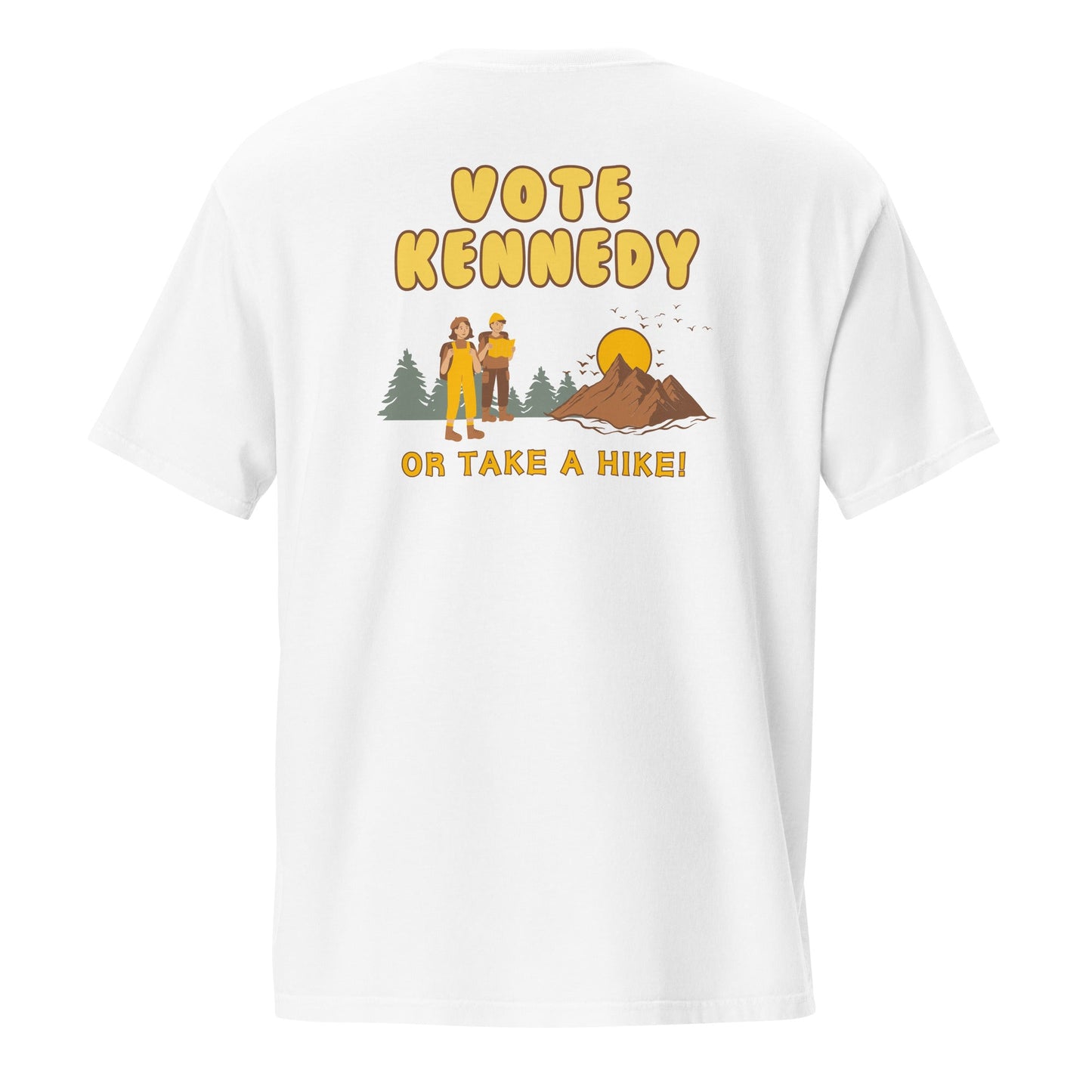 Vote Kennedy or Take a Hike Pocket Tee - Team Kennedy Official Merchandise