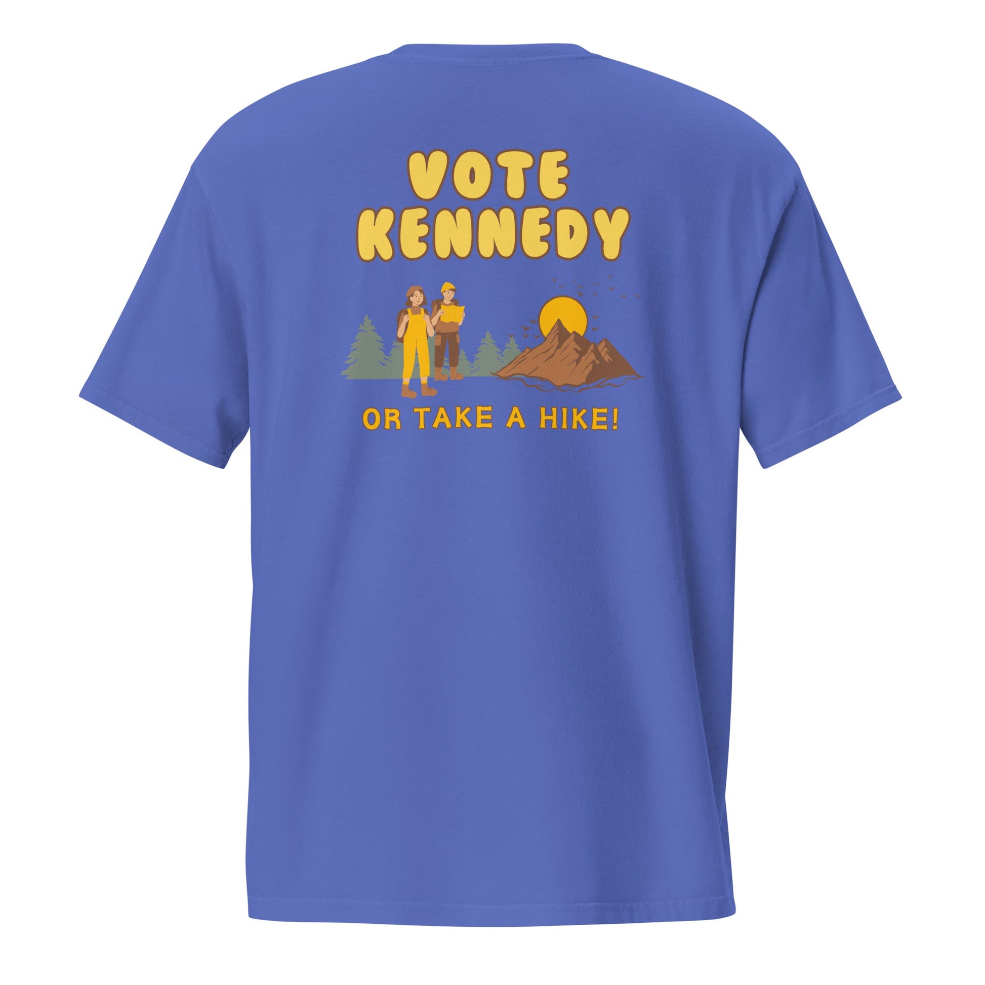 Vote Kennedy or Take a Hike Pocket Tee - Team Kennedy Official Merchandise