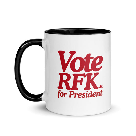 Vote RFK Jr. Mug - TEAM KENNEDY. All rights reserved