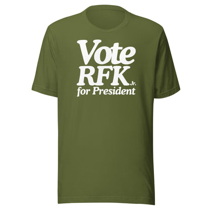Vote RFK Jr. Unisex Tee - TEAM KENNEDY. All rights reserved