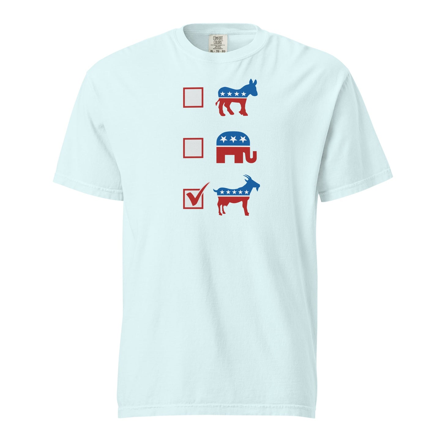 Vote the GOAT - by Truth - A - Ganda Unisex Heavyweight Tee - Team Kennedy Official Merchandise