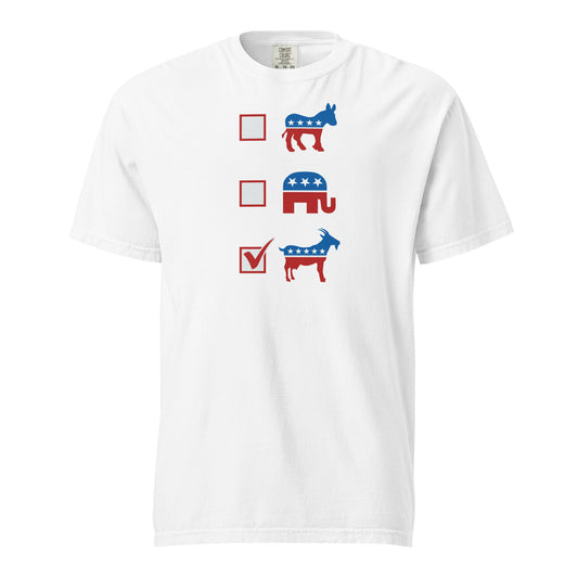 Vote the GOAT - by Truth - A - Ganda Unisex Heavyweight Tee - Team Kennedy Official Merchandise