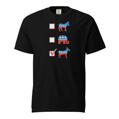 Vote the GOAT - by Truth - A - Ganda Unisex Heavyweight Tee - Team Kennedy Official Merchandise