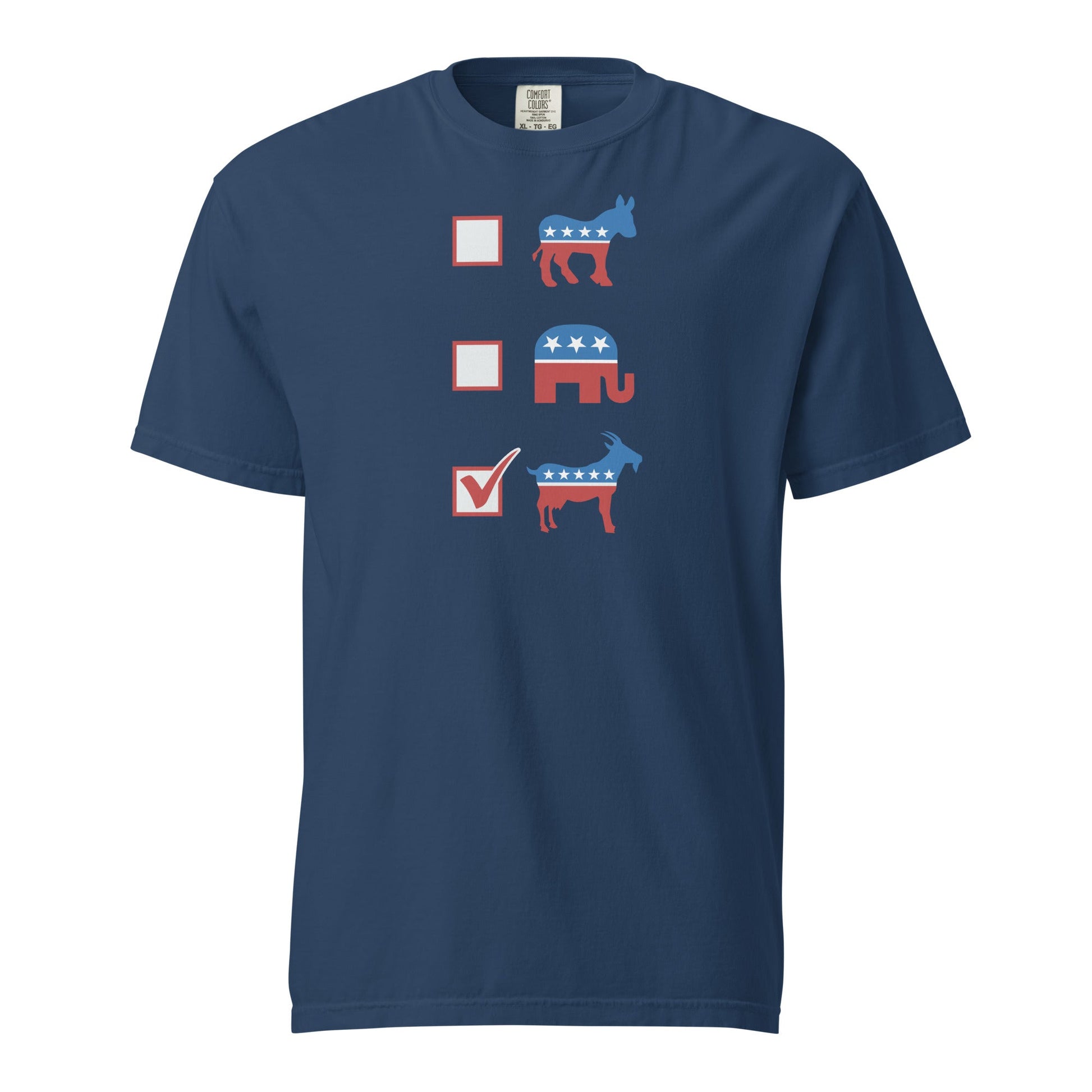 Vote the GOAT - by Truth - A - Ganda Unisex Heavyweight Tee - Team Kennedy Official Merchandise