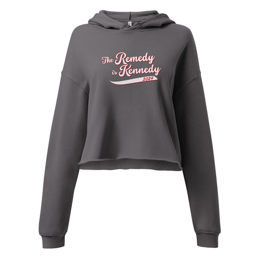 The Remedy is Kennedy Crop Hoodie