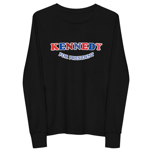 Kennedy for President Youth Long Sleeve Tee